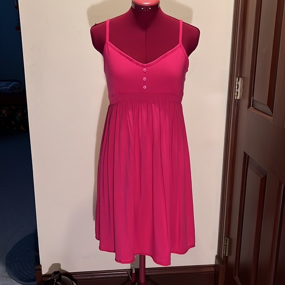 Kirra Bright pink sundress with straps GUC Size S